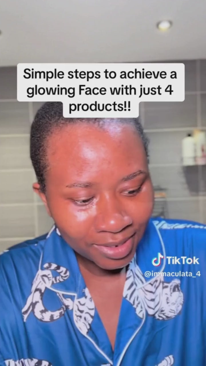 A video of a woman using Sea the Love's Seaweed Super Serum